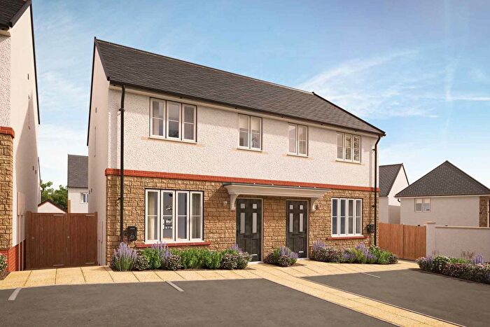 2 Bedroom Semi Detached House For Sale In "The Grovier" At Treledan Way, Saltash, PL12