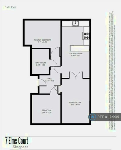 2 Bedroom Flat To Rent In Drummond Road, Skegness, PE25