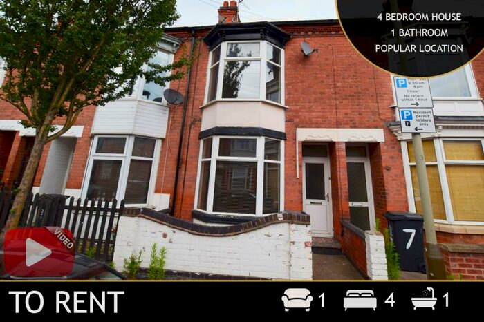 4 Bedroom Terraced House To Rent In Barclay Street, Leicester, LE3