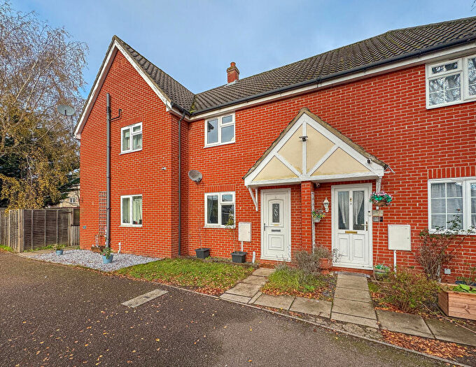 2 Bedroom Terraced House For Sale In Pine Court, Laburnum Close, Red Lodge, Bury St. Edmunds, Suffolk, IP28