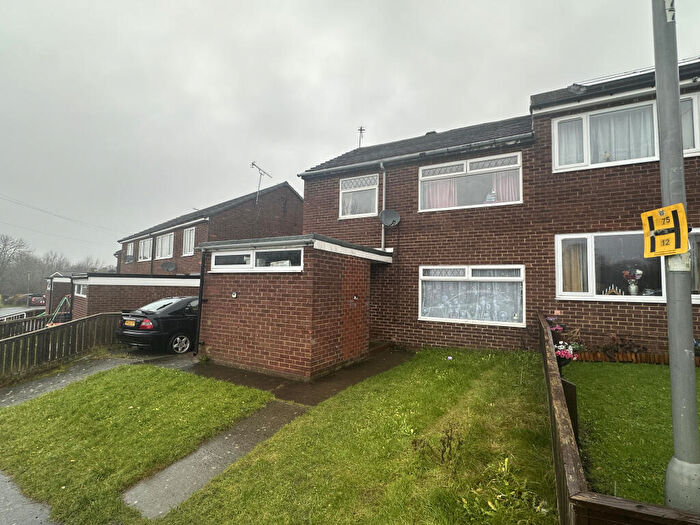 2 Bedroom Semi Detached House For Sale In Hawes Crescent, Crook, County Durham, DL15