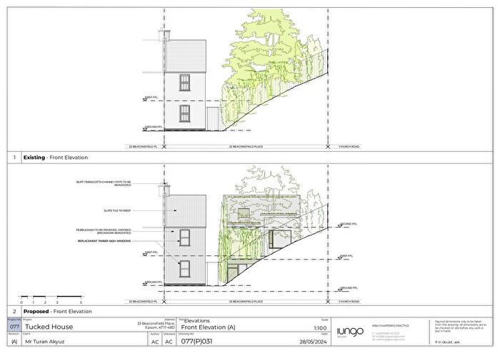 2 Bedroom End Of Terrace House For Sale In Beaconsfield Place, Epsom, KT17