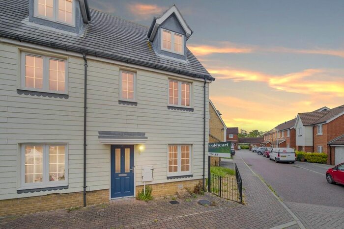 3 Bedroom End Of Terrace House To Rent In Radvald Chase, Stanway, Colchester, CO3