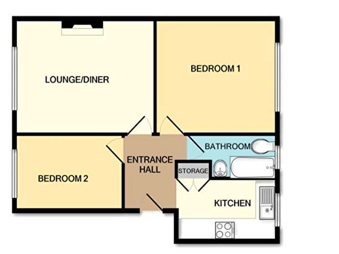 2 Bedroom Apartment To Rent In Princess Road, Branksome, Bournemouth, BH12