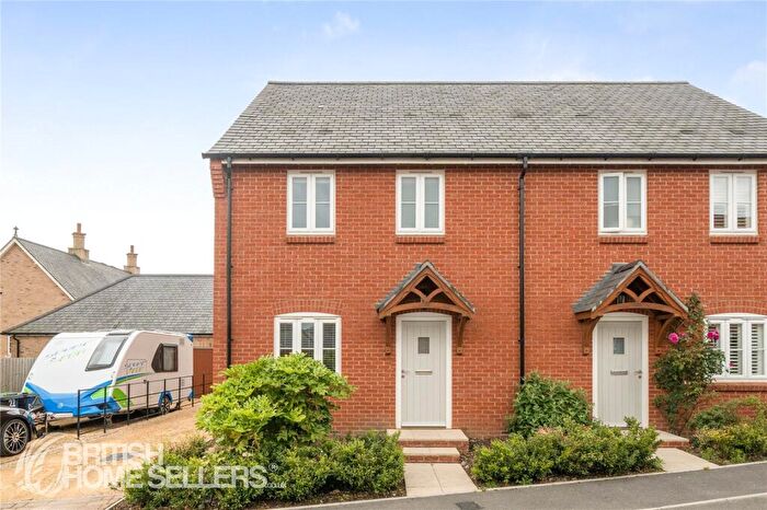 3 Bedroom Semi-Detached House For Sale In Athelstan Way, Wimborne, Dorset, BH21