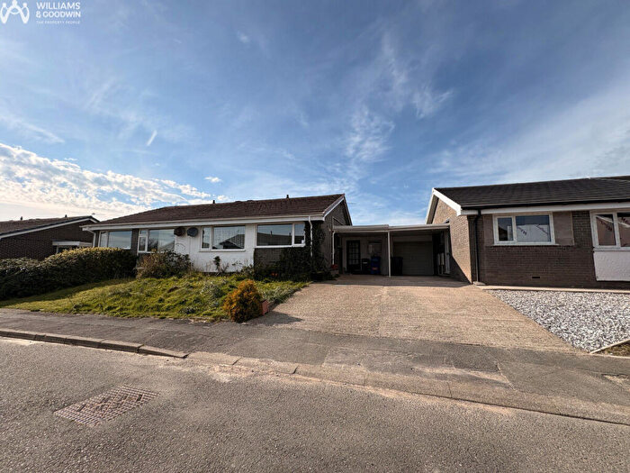 2 Bedroom Semi-Detached Bungalow For Sale In Ffordd Gwenllian, Llanfairpwll, Anglesey, LL61