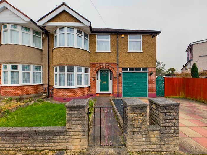 3 Bedroom Semi-Detached House To Rent In Windsor Close, Harrow, HA2