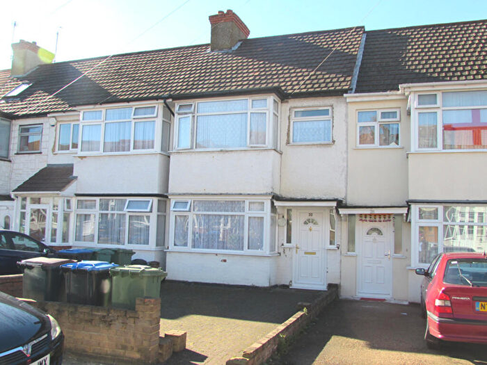 3 Bedroom Terraced House To Rent In Woodside Close, Wembley, Middlesex, HA0