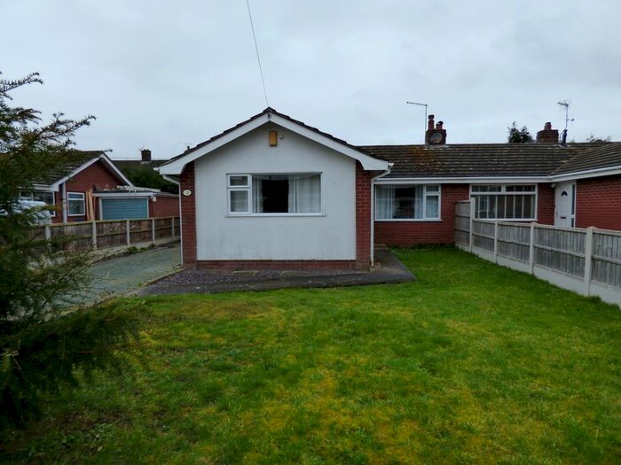 2 Bedroom Semi-Detached Bungalow To Rent In Lacon Drive, Wem, Shrewsbury, SY4