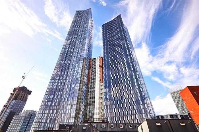 3 Bedroom Apartment To Rent In South Tower, Owen Street, Deansgate Square, Manchester City Centre, M15
