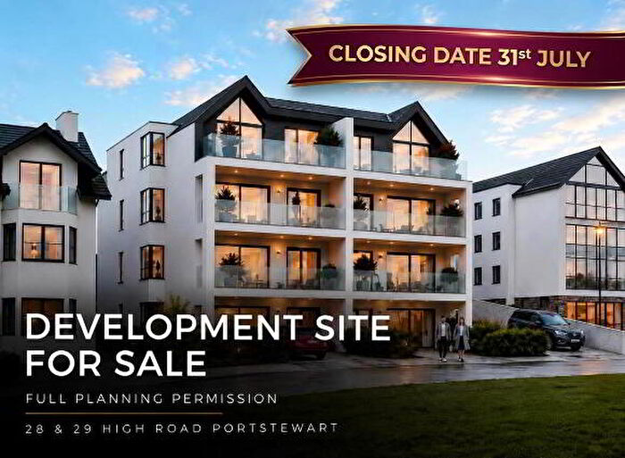 Building Plots For Sale In Atlantic, & High Road, Portstewart, BT55