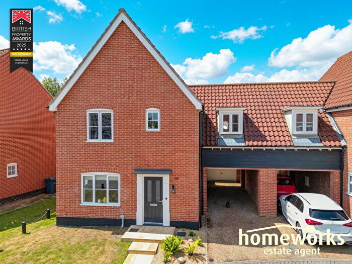 3 Bedroom Link Detached House For Sale In Brandon Close, Swanton Morley, Dereham, NR20