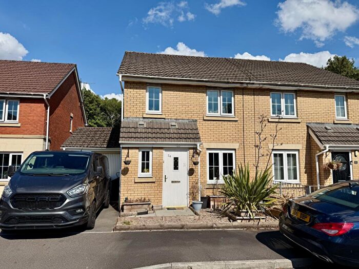 3 Bedroom Semi-Detached House For Sale In Anthony Hill Court, Pentrebach, Merthyr Tydfil, CF48