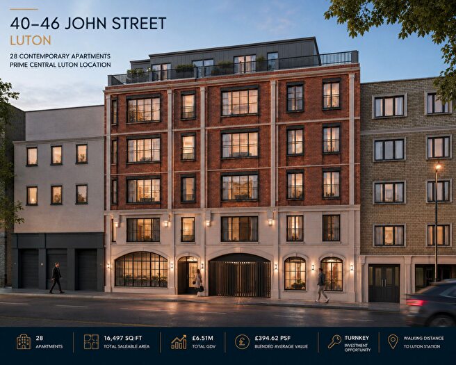 42 Bedroom Block Of Apartments For Sale In - John Street, Luton, LU1