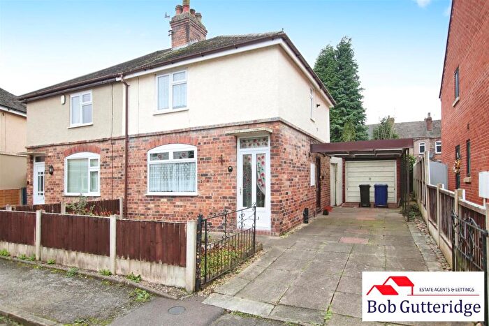 2 Bedroom Semi-Detached House For Sale In The Crescent, Silverdale, Newcastle, ST5