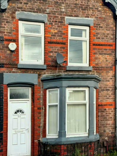 3 Bedroom Terraced House To Rent In Orwell Road, Liverpool, Merseyside, L4
