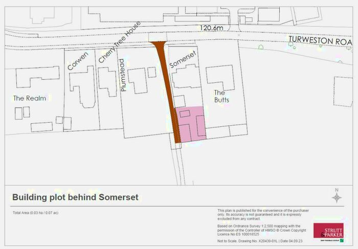 Plot For Sale In Turweston Road, Brackley, Northamptonshire, NN13