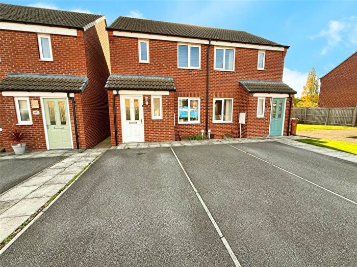 2 Bedroom Semi Detached House For Sale In Crucible Close, North Hykeham, Lincoln, Lincolnshire, LN6