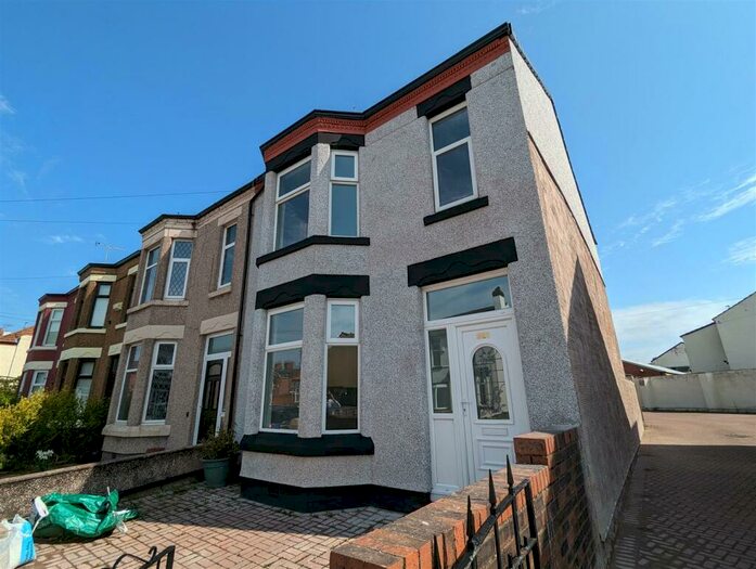 3 Bedroom End Of Terrace House To Rent In Valkyrie Road, Wallasey, CH45