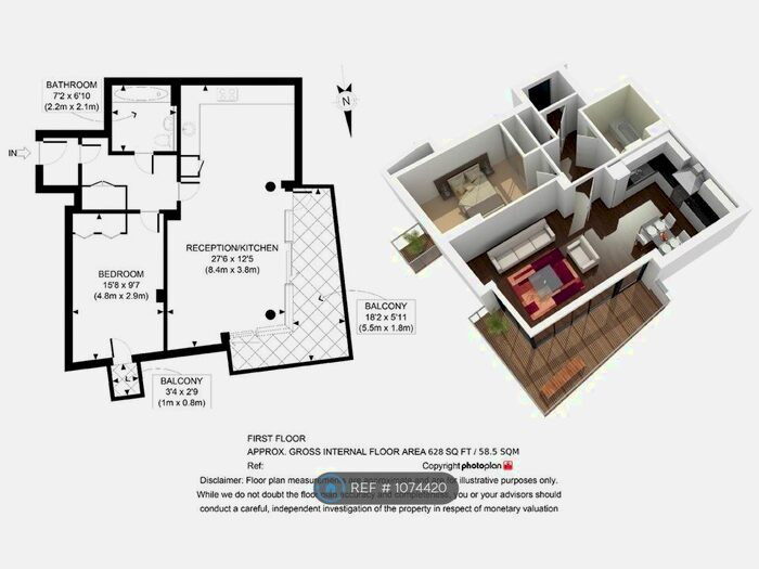 1 Bedroom Flat To Rent In Richmond Road, London, E8