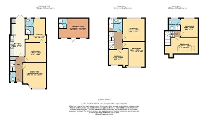 6 Bedroom Terraced House To Rent In Booth Road, London, NW9
