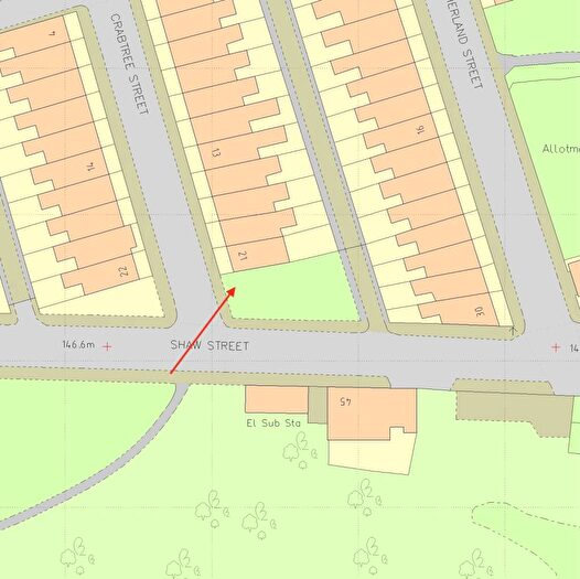 Land For Sale In Crabtree Street, Colne, Lancashire, BB8