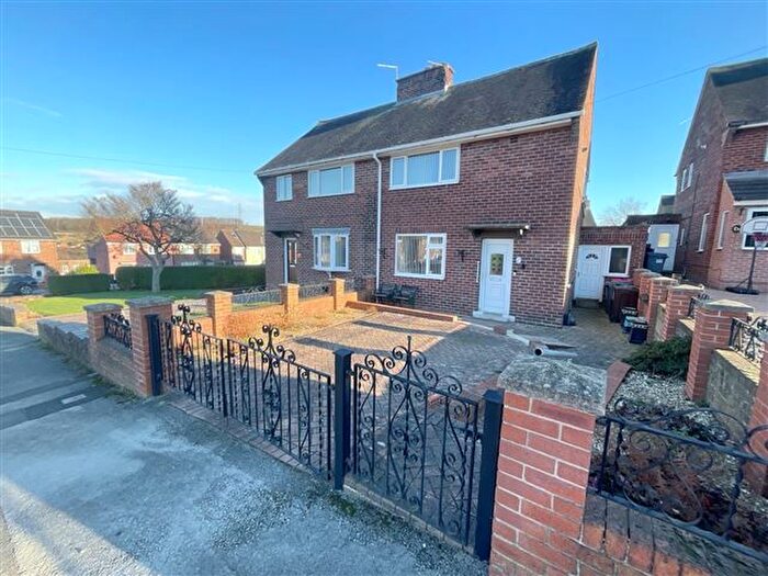 2 Bedroom Semi Detached House For Sale In Burntwood Crescent, Treeton, Rotherham, Rotherham, S60