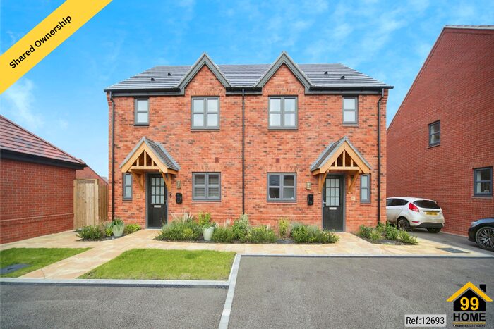 2 Bedroom Semi-Detached House For Sale In Banks Close, Hallow, Worcestershire, WR2