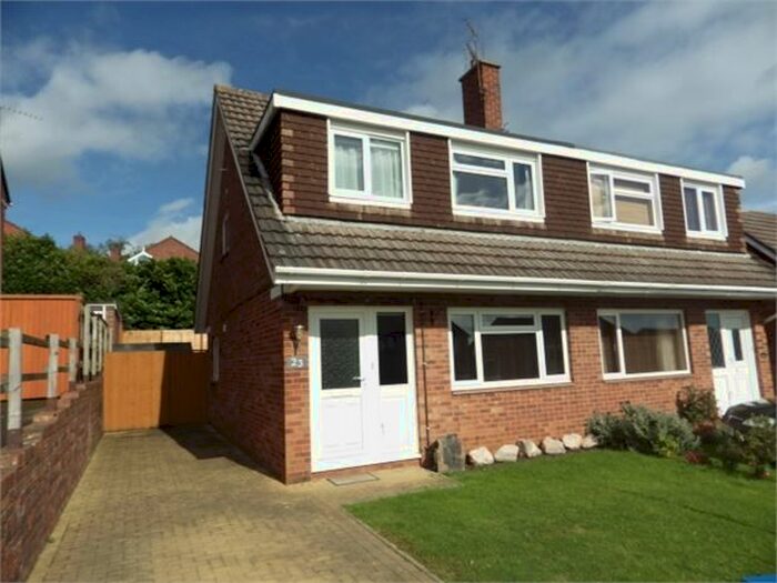 3 Bedroom Semi-Detached House To Rent In Little Meadow, Brixington, Exmouth., EX8
