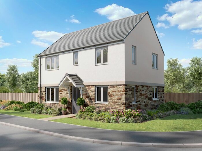3 Bedroom Detached House For Sale In "The Charnwood Corner" At Bickland Hill, Falmouth, TR11