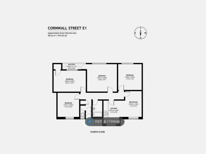 4 Bedroom Flat To Rent In Maddocks House, London, E1