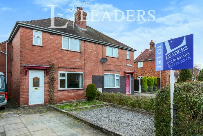 2 Bedroom Semi-Detached House To Rent In Eadie Grove, CW1