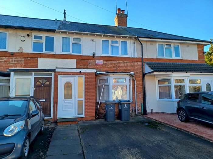 2 Bedroom Terraced House To Rent In Central Grove, Birmingham, West Midlands B27
