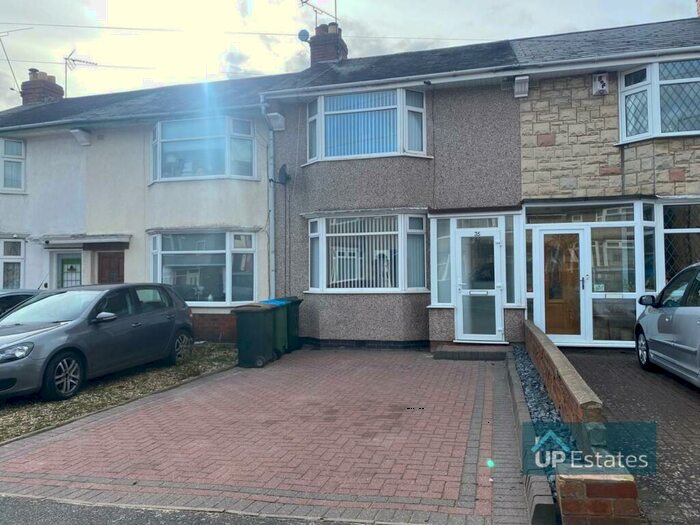 2 Bedroom Terraced House To Rent In Coleridge Road, Coventry, CV2