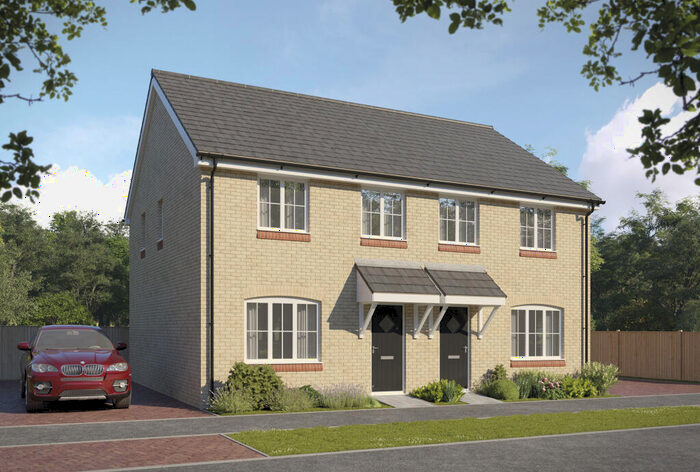 3 Bedroom Semi Detached House For Sale In New Cardington Fields Bedford, Bedfordshire, MK42