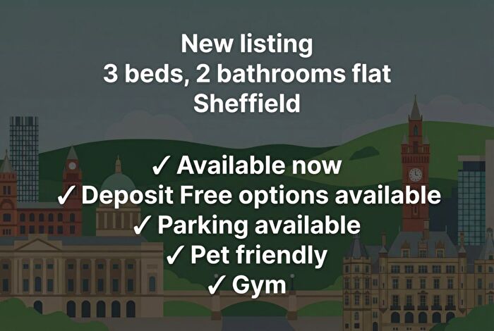 3 Bedroom Flat To Rent In Thomas Street, Sheffield, S3