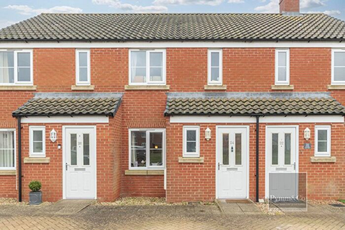 2 Bedroom Terraced House For Sale In Weaver Crescent, Hethersett, NR9