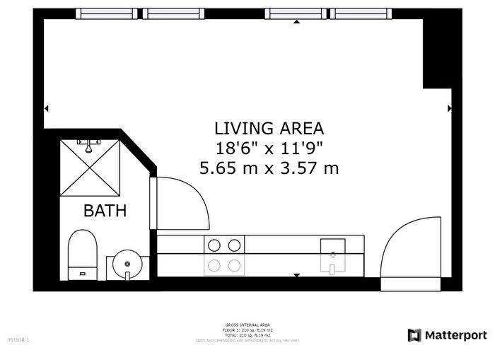 Studio To Rent In , A Upper Parliament Street, Nottingham, Nottinghamshire, NG1