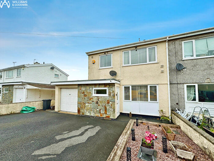 3 Bedroom Semi-Detached House For Sale In Tynrhos Estate, Caergeiliog, Anglesey, LL65