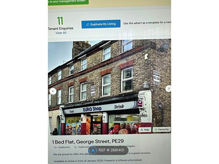 1 Bedroom Flat To Rent In George Street, Huntingdon, PE29