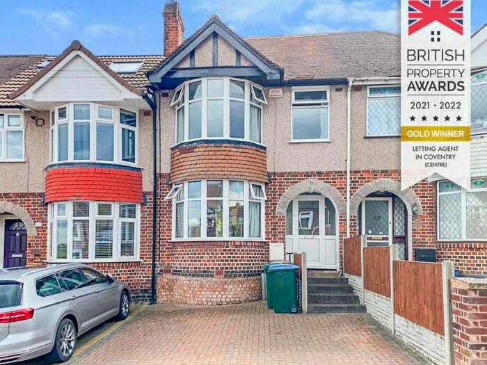 3 Bedroom Terraced House To Rent In Rutherglen Avenue, Whitley, Coventry, CV3