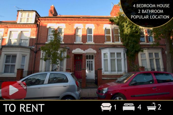 4 Bedroom Terraced House To Rent In St. Albans Road, Leicester, LE2