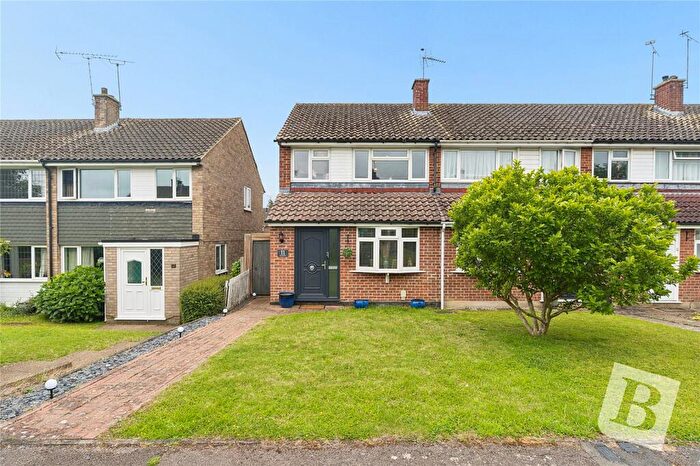3 Bedroom End Of Terrace House For Sale In Mimosa Close, Pilgrims Hatch, Brentwood, Essex, CM15
