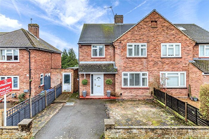 3 Bedroom Semi Detached House For Sale In Manor Drive, New Haw, Addlestone, Surrey, KT15