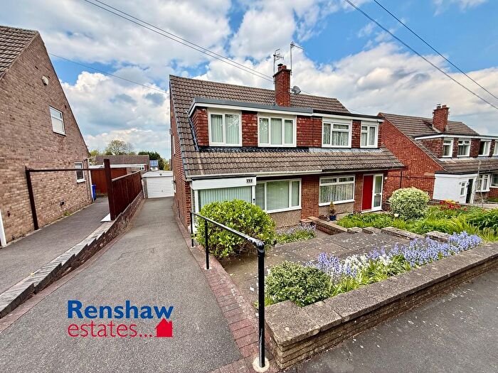 3 Bedroom Semi Detached House For Sale In Ladywood Road, Kirk Hallam, Ilkeston, DE7