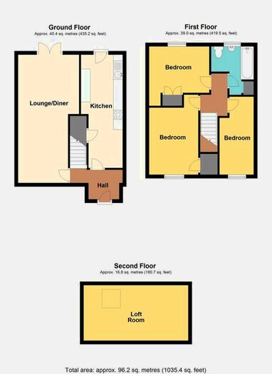 3 Bedroom Terraced House For Sale In Monnow Way, Bettws, Newport, NP20