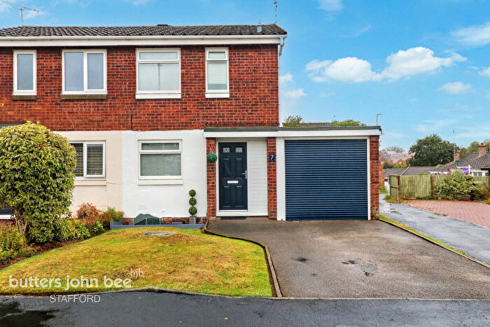 2 Bedroom Semi-Detached House For Sale In Newlands Close, Stone, ST15