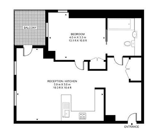 1 Bedroom Apartment To Rent In Marsh Wall, London, E14