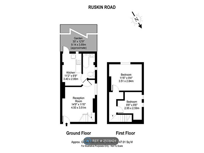2 Bedroom Flat To Rent In Ruskin Road, London, N17