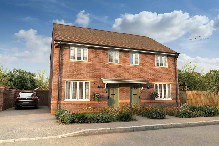 3 Bedroom Semi-Detached House For Sale In "The Byron" At Platinum Jubilee Way, Rugby, CV21